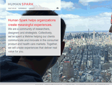 Tablet Screenshot of humanspark.com